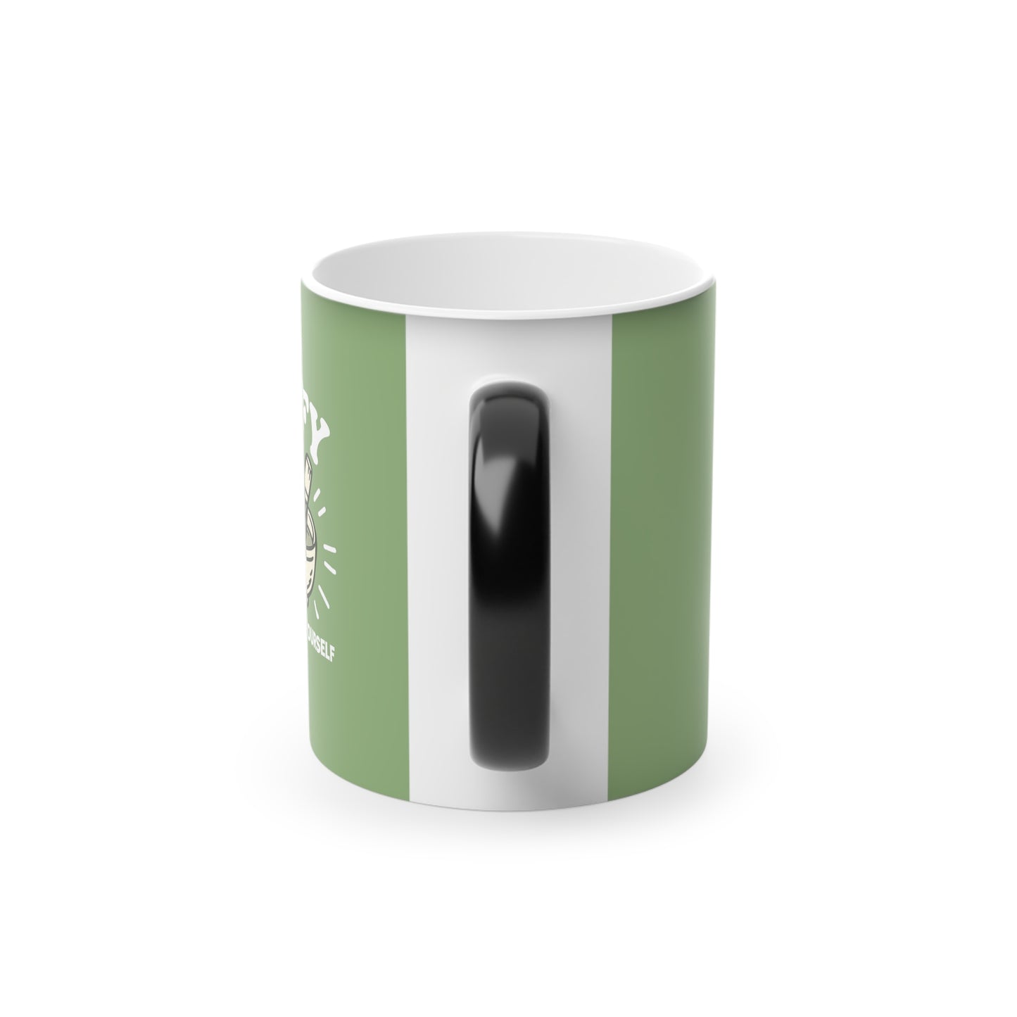 Magic Mug — Sage Green Inspirational Coffee Mug with Positive Quote