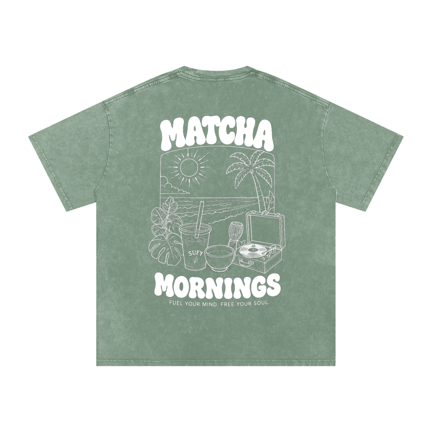 MATCHA MORNINGS TEE