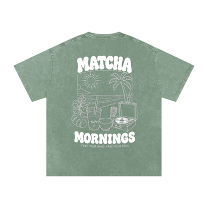 MATCHA MORNINGS TEE